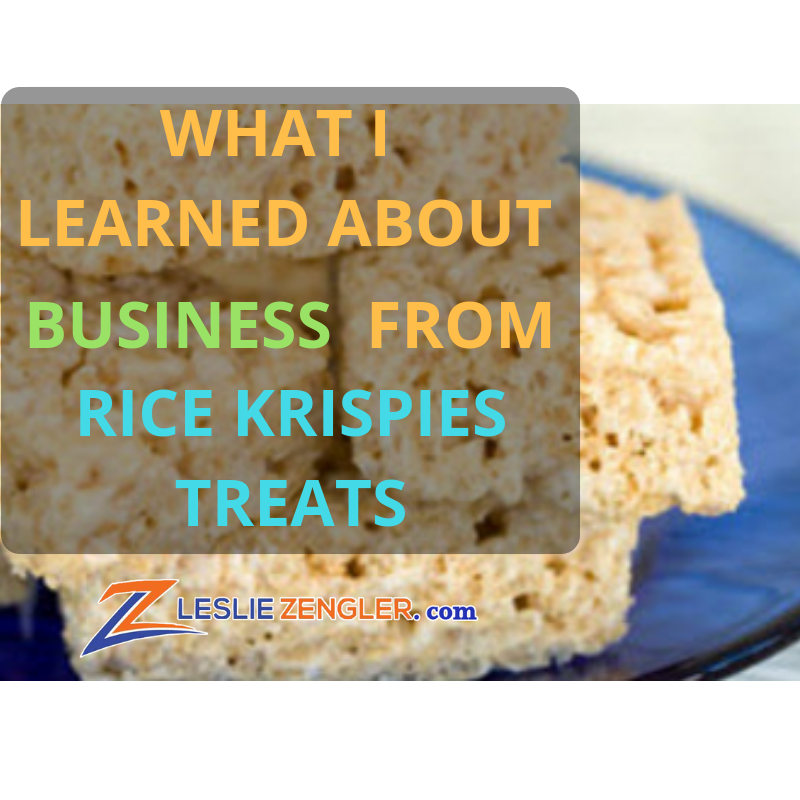 What I Learned About My Business From Rice Krispie Treats